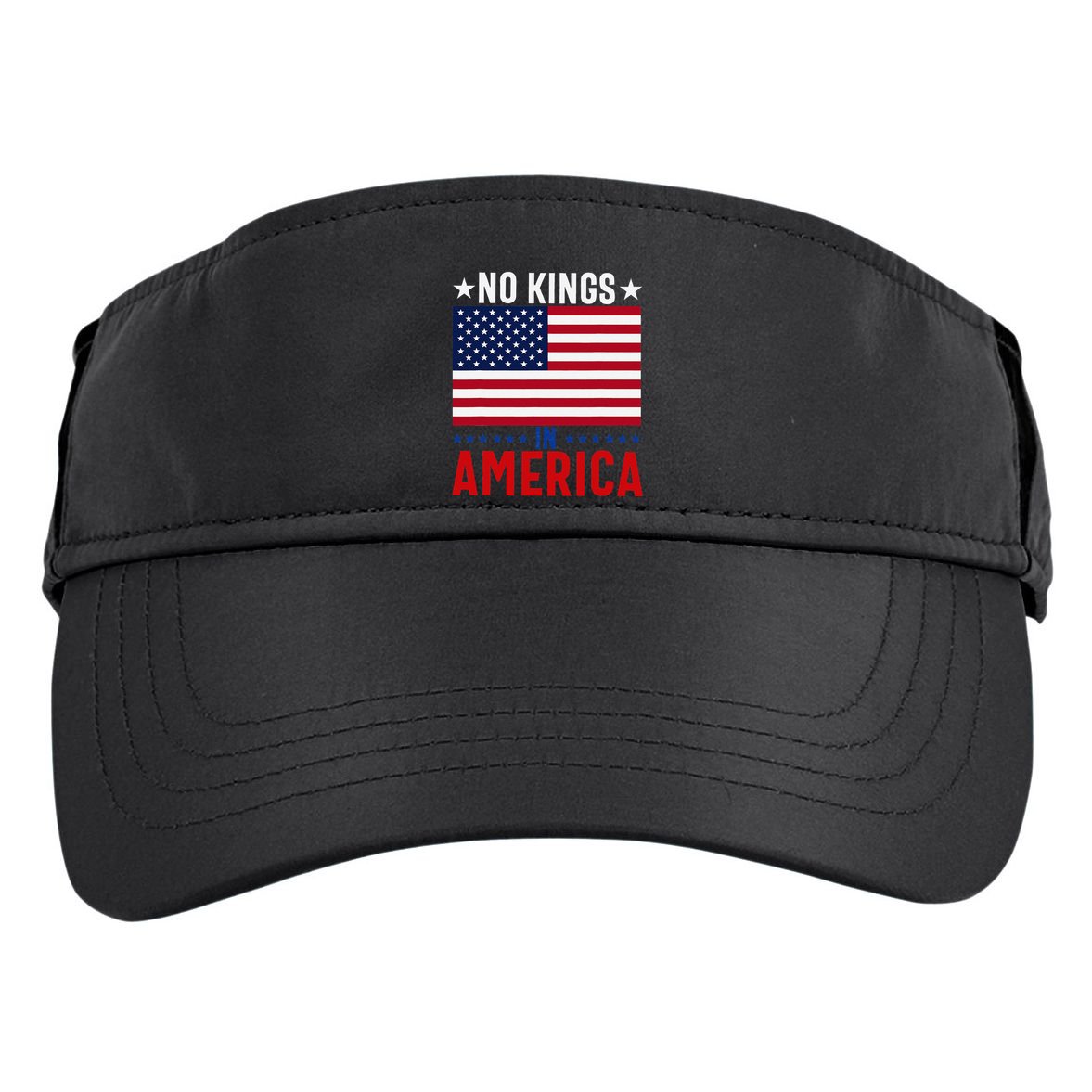 No Kings In America Flag Protest Save Democracy Adult Drive Performance Visor
