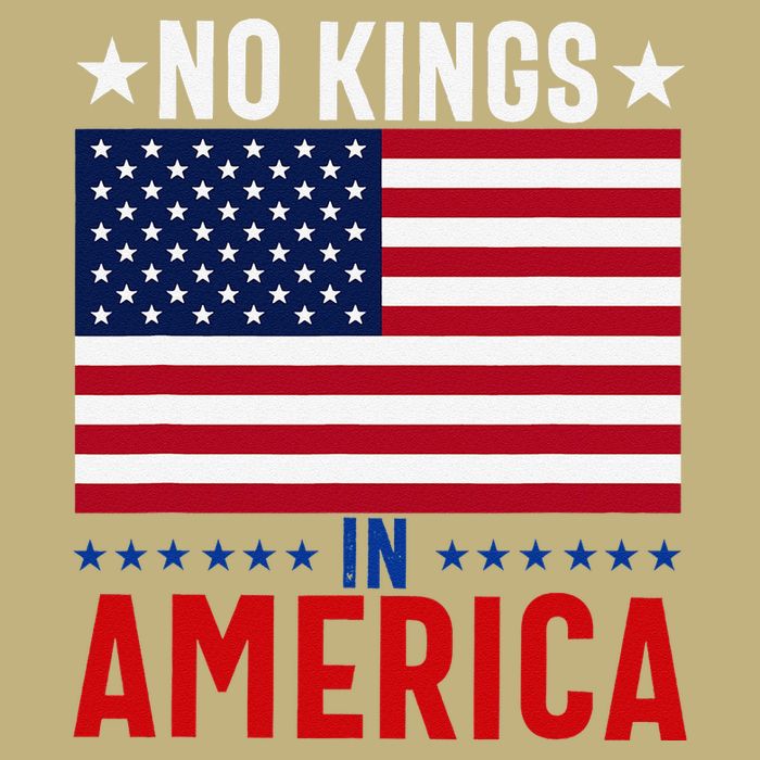 No Kings In America Flag Protest Save Democracy Cooling Performance Crew T-Shirt