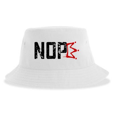 No Kings In America Protest Sustainable Bucket Hat