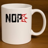 No Kings In America Protest 11oz C Handle Ceramic Mug