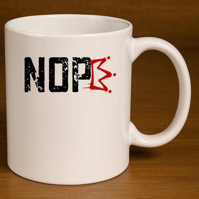 No Kings In America Protest 11oz C Handle Ceramic Mug