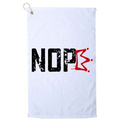No Kings In America Protest Golf Towel