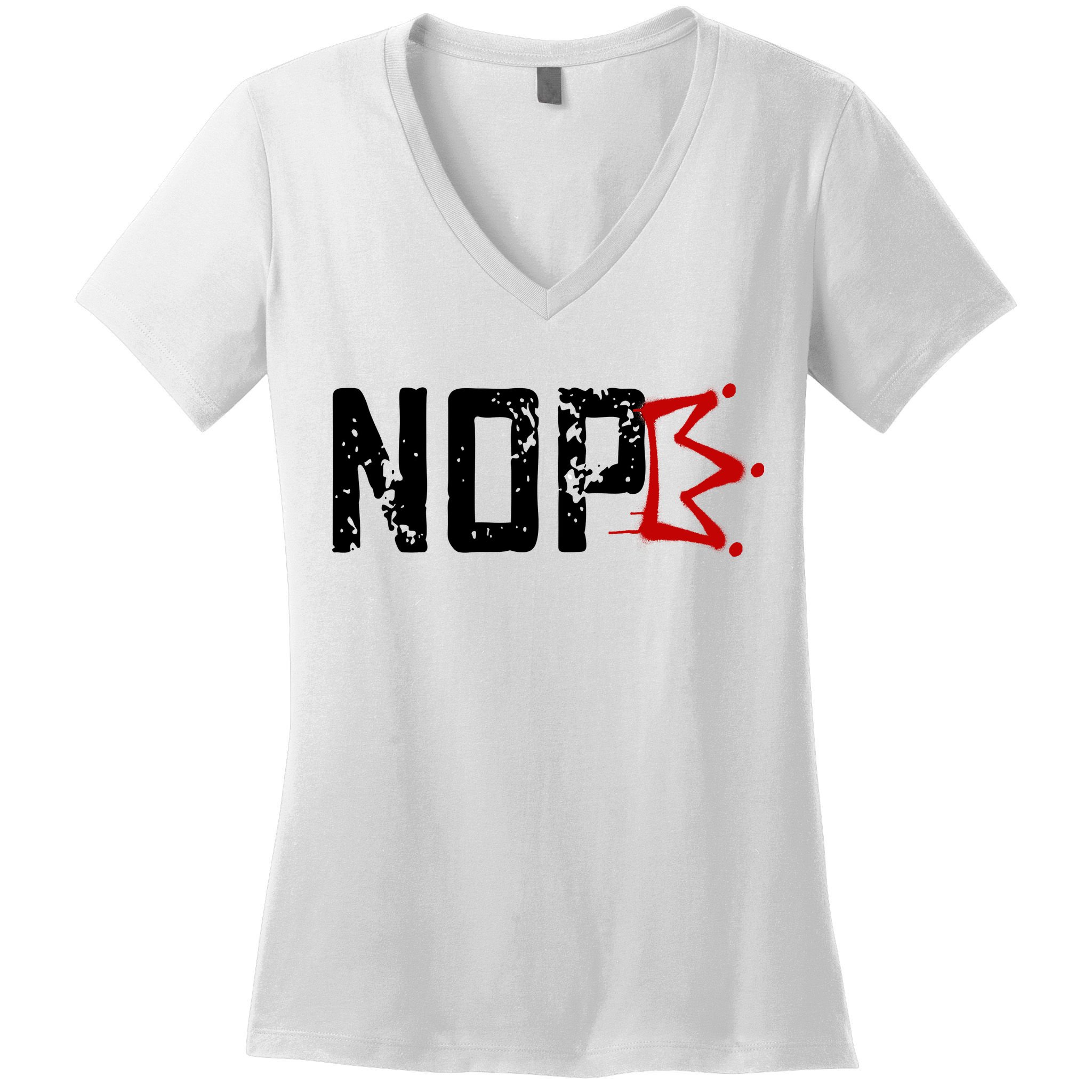 No Kings In America Protest Women's V-Neck T-Shirt