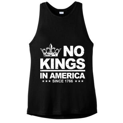 No Kings In America Vintage Democracy Since 1776 Ladies PosiCharge Tri-Blend Wicking Tank