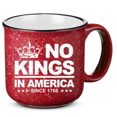 No Kings In America Vintage Democracy Since 1776 15oz Campfire Ceramic Mug