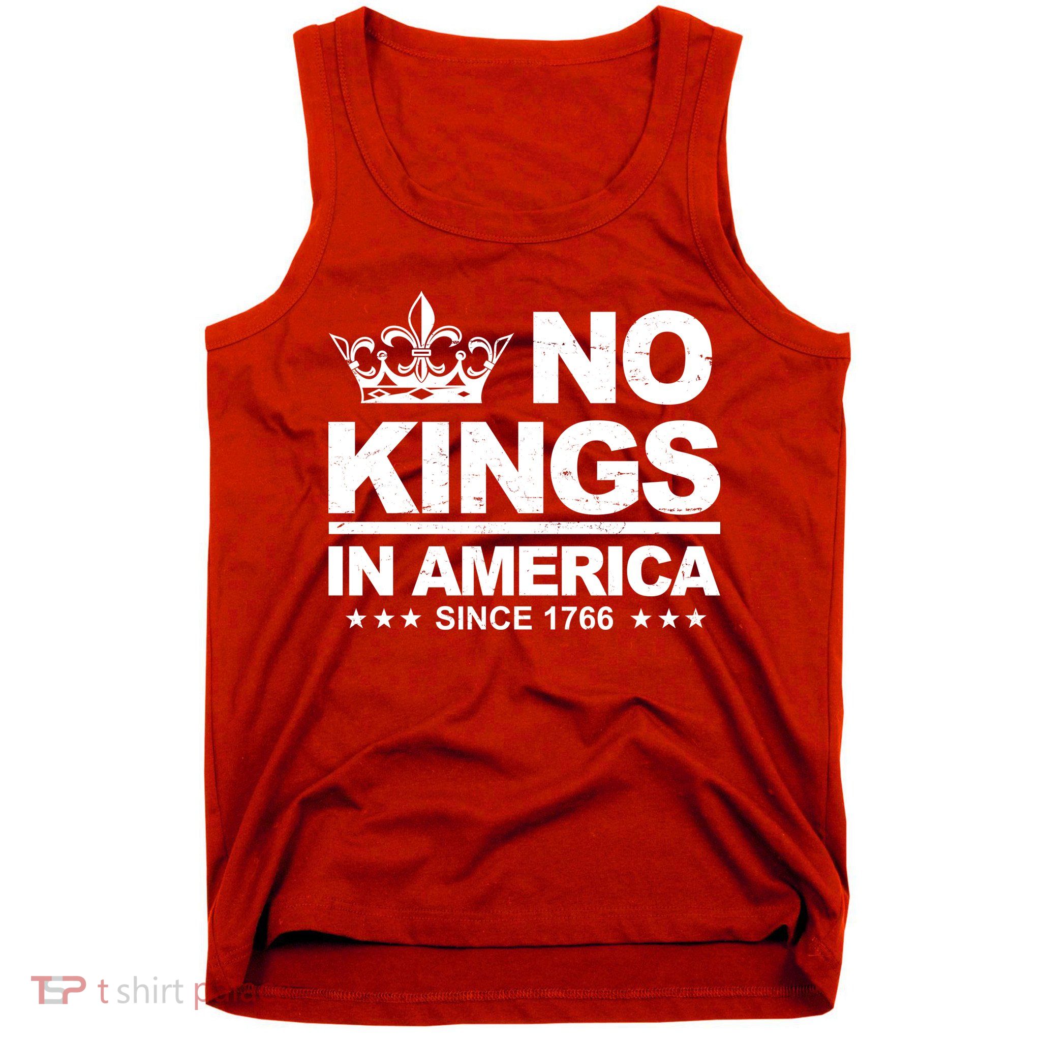 No Kings In America Vintage Democracy Since 1776 Tank Top