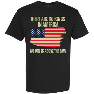 No Kings In America Trump 2024 Flag Design Garment-Dyed Heavyweight T-Shirt