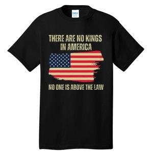 No Kings In America Trump 2024 Flag Design Tall T-Shirt