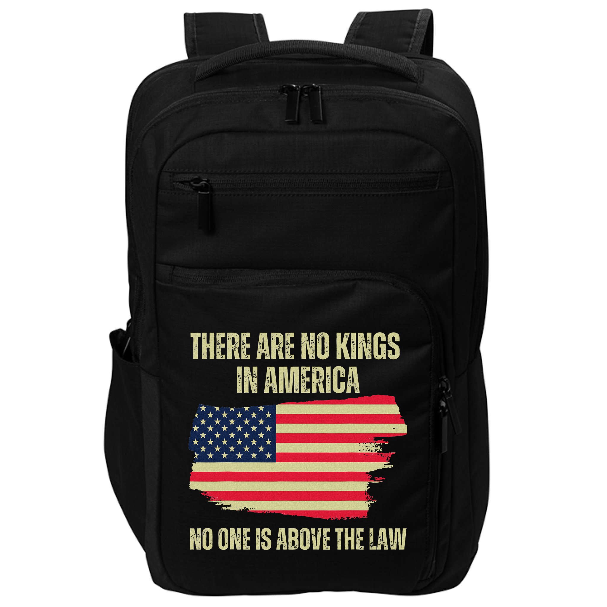No Kings In America Trump 2024 Flag Design Impact Tech Backpack