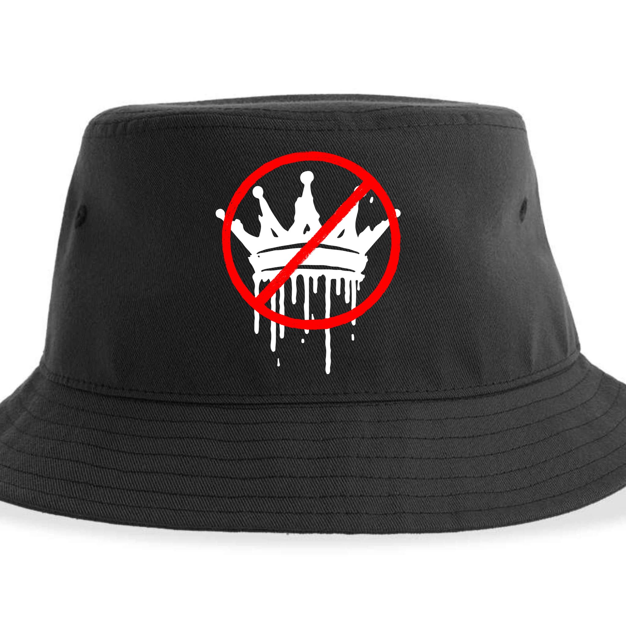No Kings In America Pro Democracy Anti Monarchy Oligarchy Sustainable Bucket Hat
