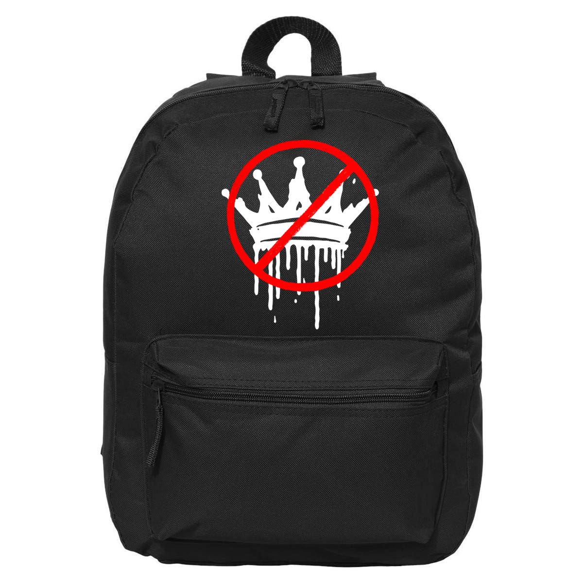 No Kings In America Pro Democracy Anti Monarchy Oligarchy 16 in Basic Backpack