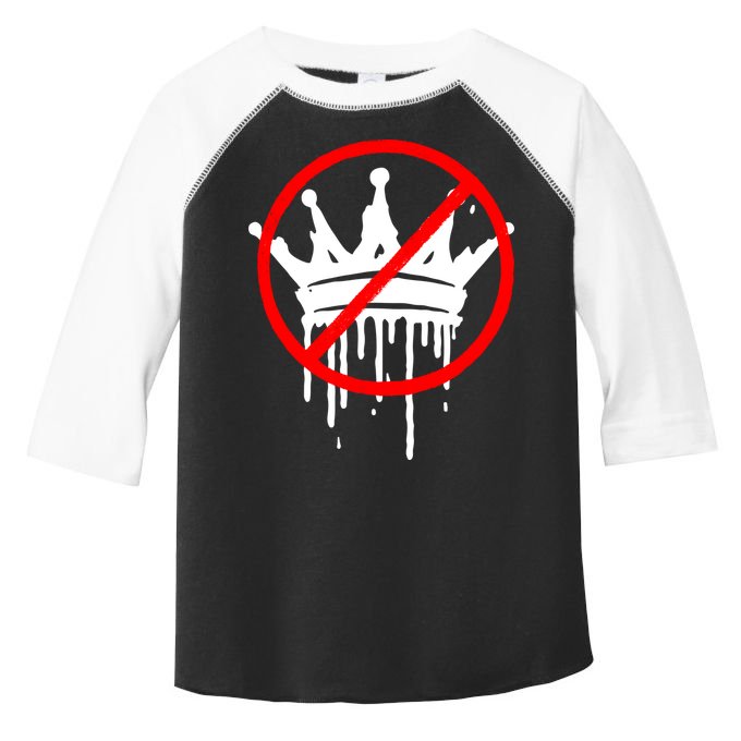 No Kings In America Pro Democracy Anti Monarchy Oligarchy Toddler Fine Jersey T-Shirt