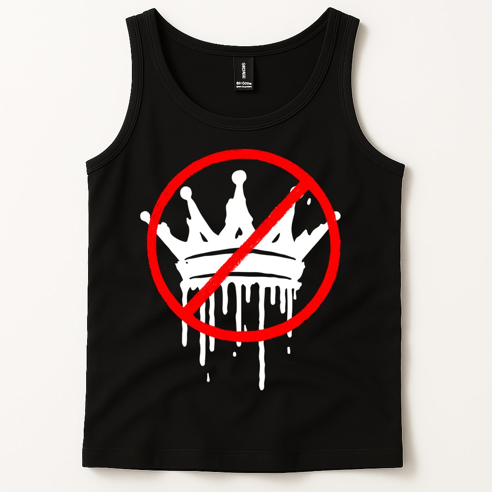 No Kings In America Pro Democracy Anti Monarchy Oligarchy Tank Top