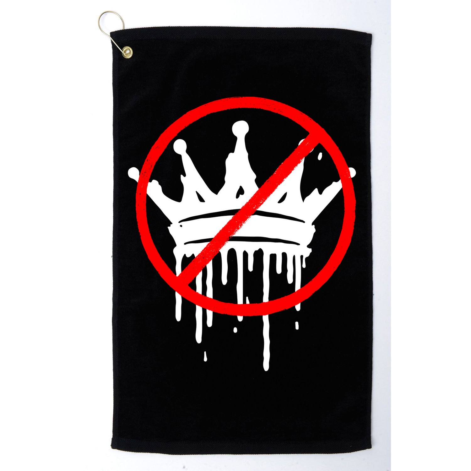 No Kings In America Pro Democracy Anti Monarchy Oligarchy Golf Towel