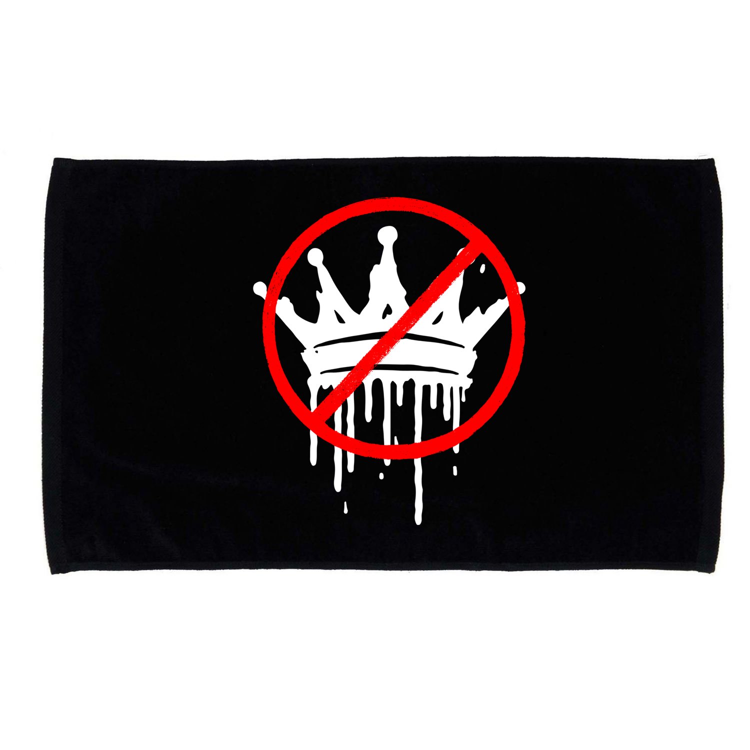 No Kings In America Pro Democracy Anti Monarchy Oligarchy Microfiber Hand Towel