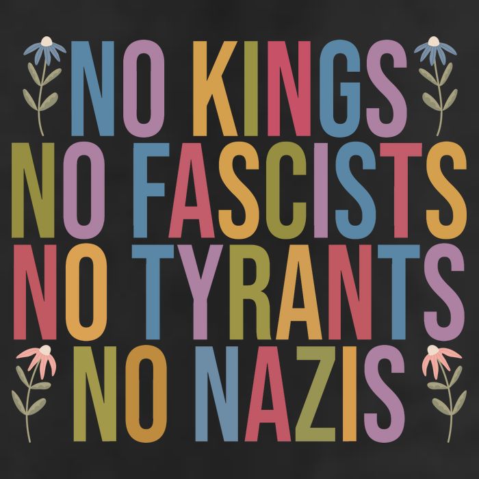 No Kings In America No Fascists We The People Political Cool Comfort Performance Bucket Hat