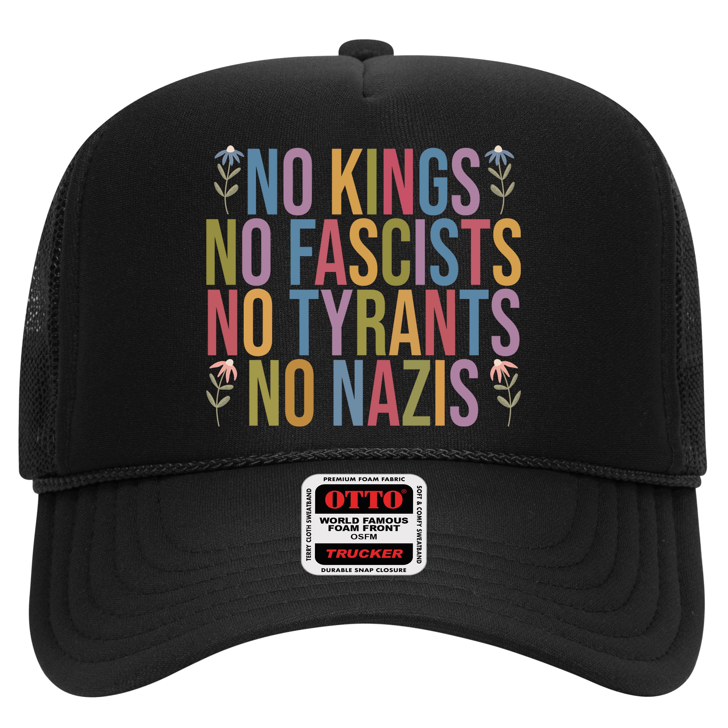 No Kings In America No Fascists We The People Political Hat
