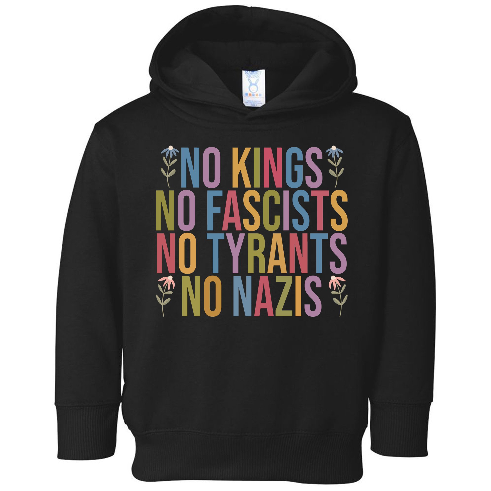 No Kings In America No Fascists We The People Political Toddler Hoodie