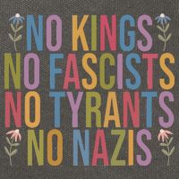 No Kings In America No Fascists We The People Political Cotton Canvas Backpack