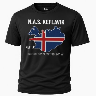 Nas Keflavik Iceland Cooling Performance Crew T-Shirt