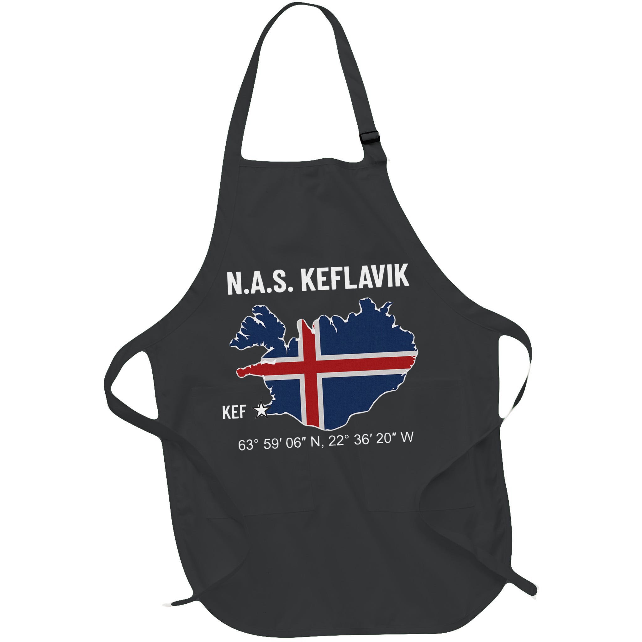 Nas Keflavik Iceland Apron