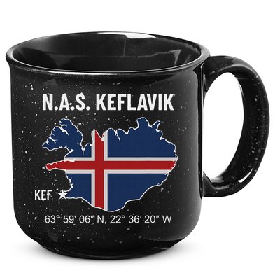 Nas Keflavik Iceland 15oz Campfire Ceramic Mug
