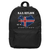 Nas Keflavik Iceland 16 in Basic Backpack