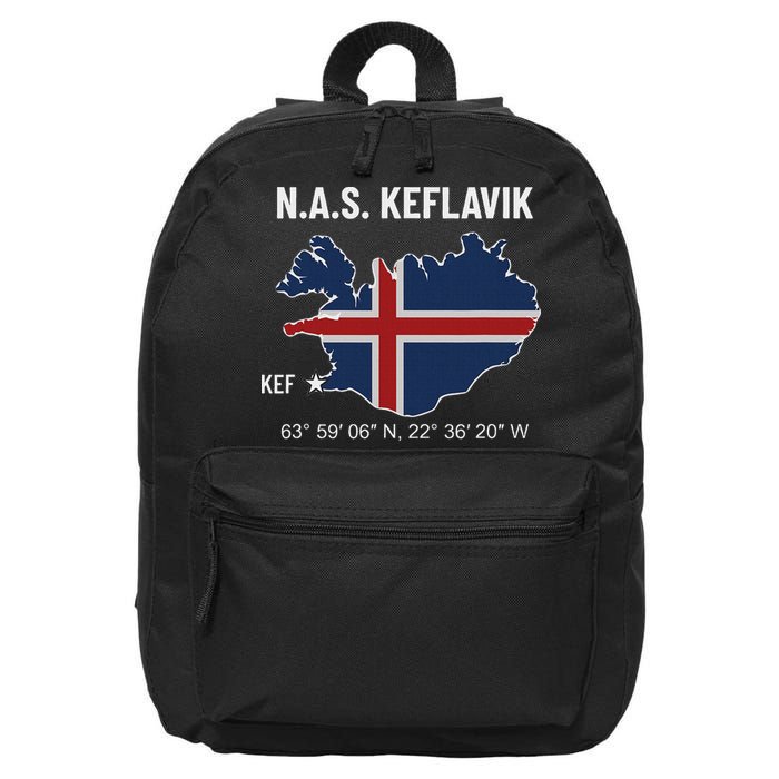 Nas Keflavik Iceland 16 in Basic Backpack