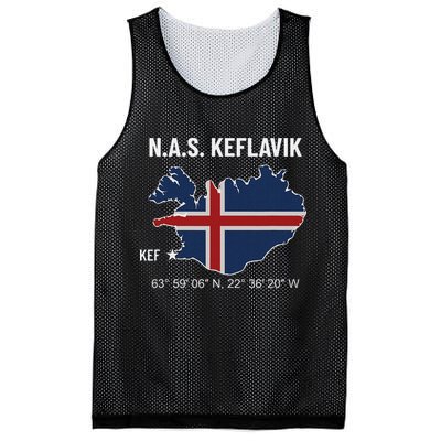 Nas Keflavik Iceland Mesh Reversible Basketball Jersey Tank
