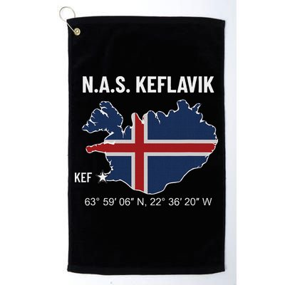 Nas Keflavik Iceland Golf Towel