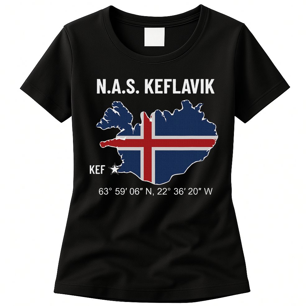 Nas Keflavik Iceland Womens T-Shirt