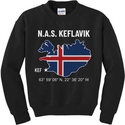 Nas Keflavik Iceland Kids Sweatshirt