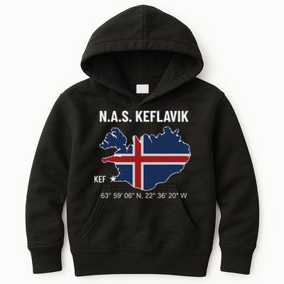 Nas Keflavik Iceland Kids Hoodie