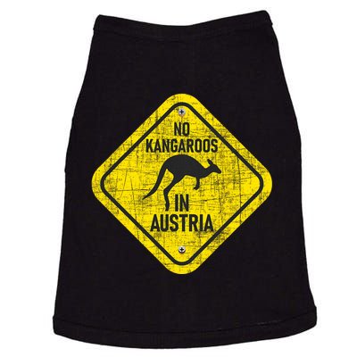 No Kangaroos In Austria Zookeeper Wildlife Animal Lover Doggie Tank