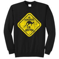 No Kangaroos In Austria Zookeeper Wildlife Animal Lover Tall Sweatshirt