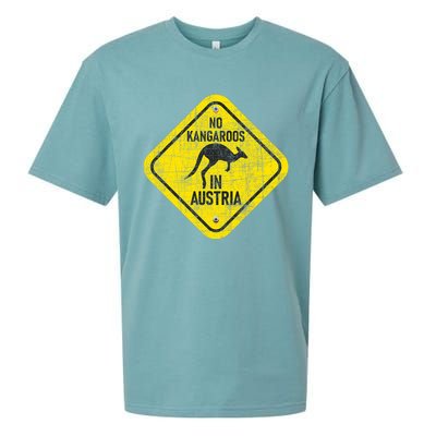 No Kangaroos In Austria Zookeeper Wildlife Animal Lover Sueded Cloud Jersey T-Shirt