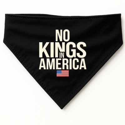 No Kings In America Democracy United States Independence USA-Made Doggie Bandana