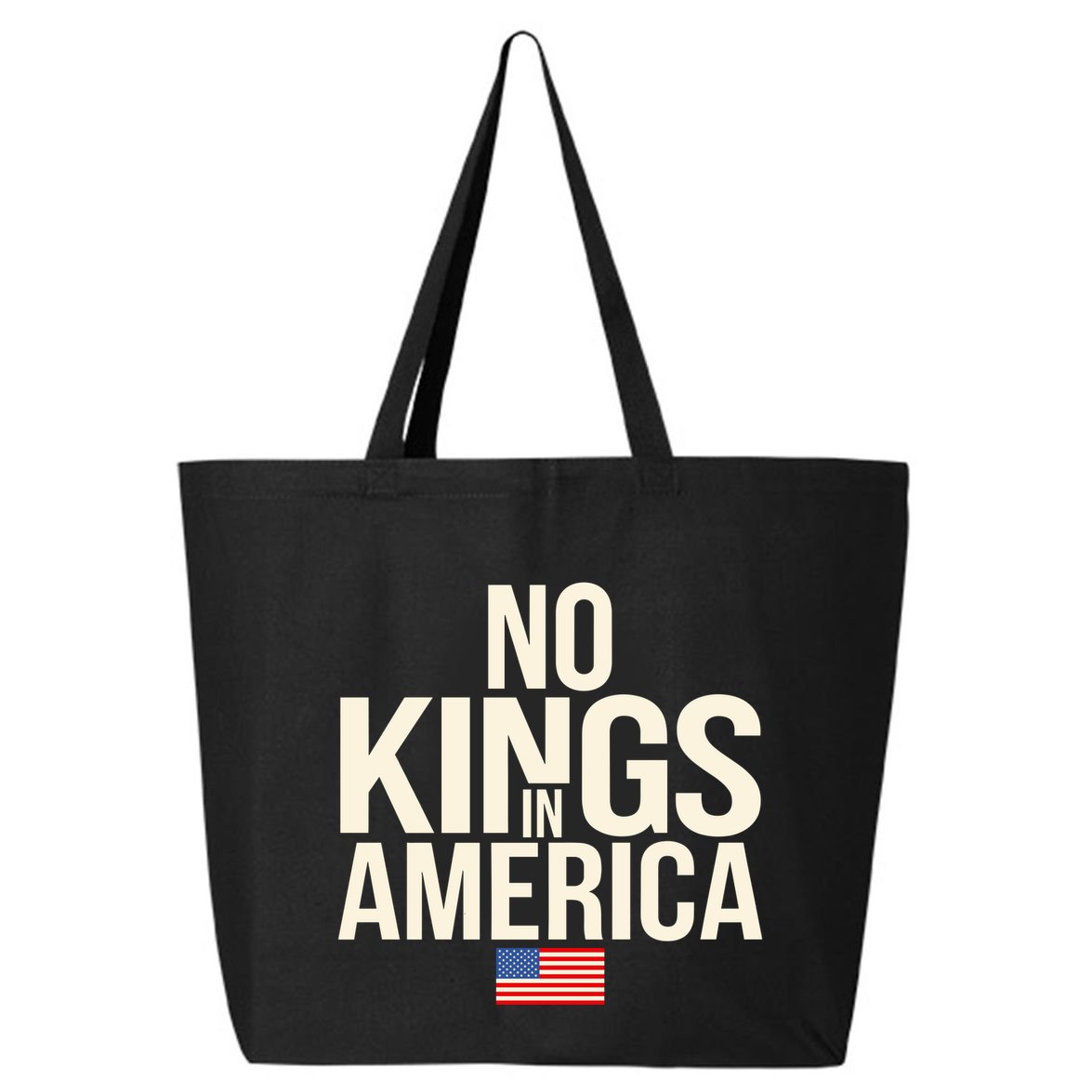 No Kings In America Democracy United States Independence 25L Jumbo Tote