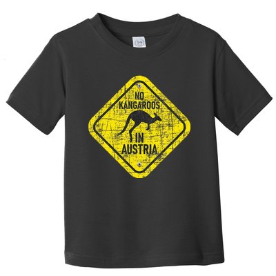 No Kangaroos In Austria Zookeeper Wildlife Animal Lover Toddler T-Shirt