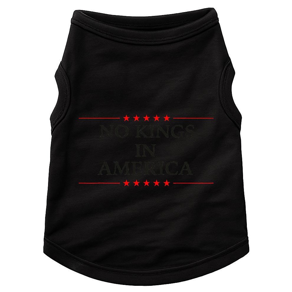 No Kings In America Flag Protest Save Democracy Doggie Tank