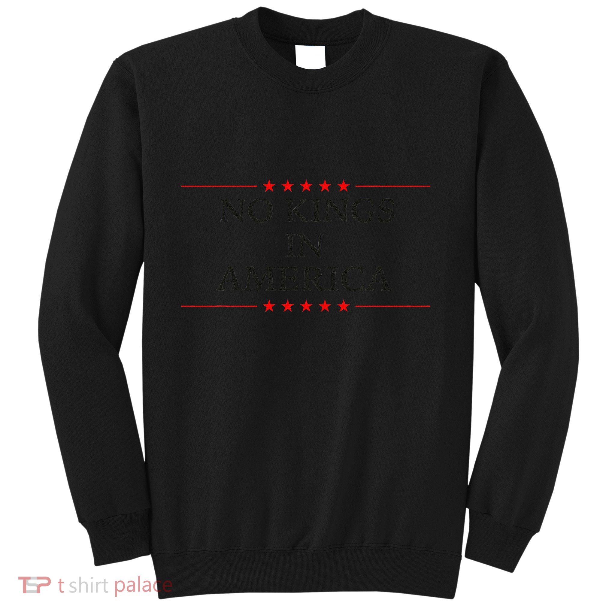 No Kings In America Flag Protest Save Democracy Sweatshirt