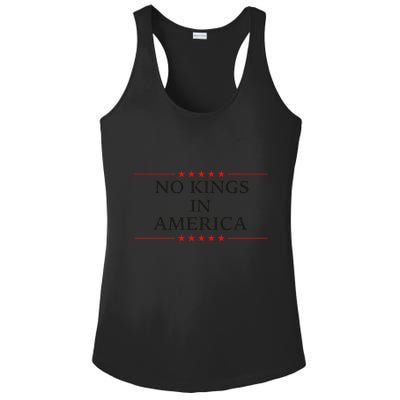 No Kings In America Flag Protest Save Democracy Ladies PosiCharge Competitor Racerback Tank
