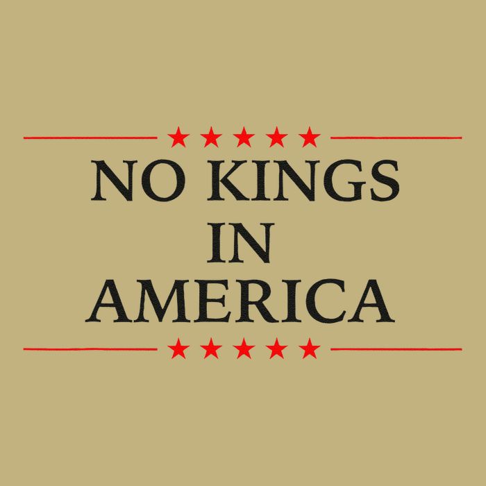 No Kings In America Flag Protest Save Democracy Cooling Performance Crew T-Shirt