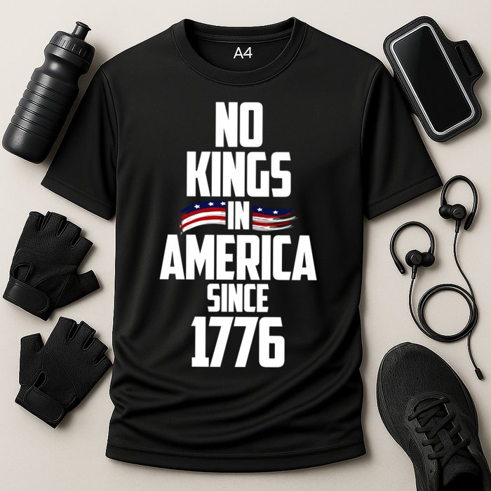 No Kings In America Since 1776 Cooling Performance Crew T-Shirt