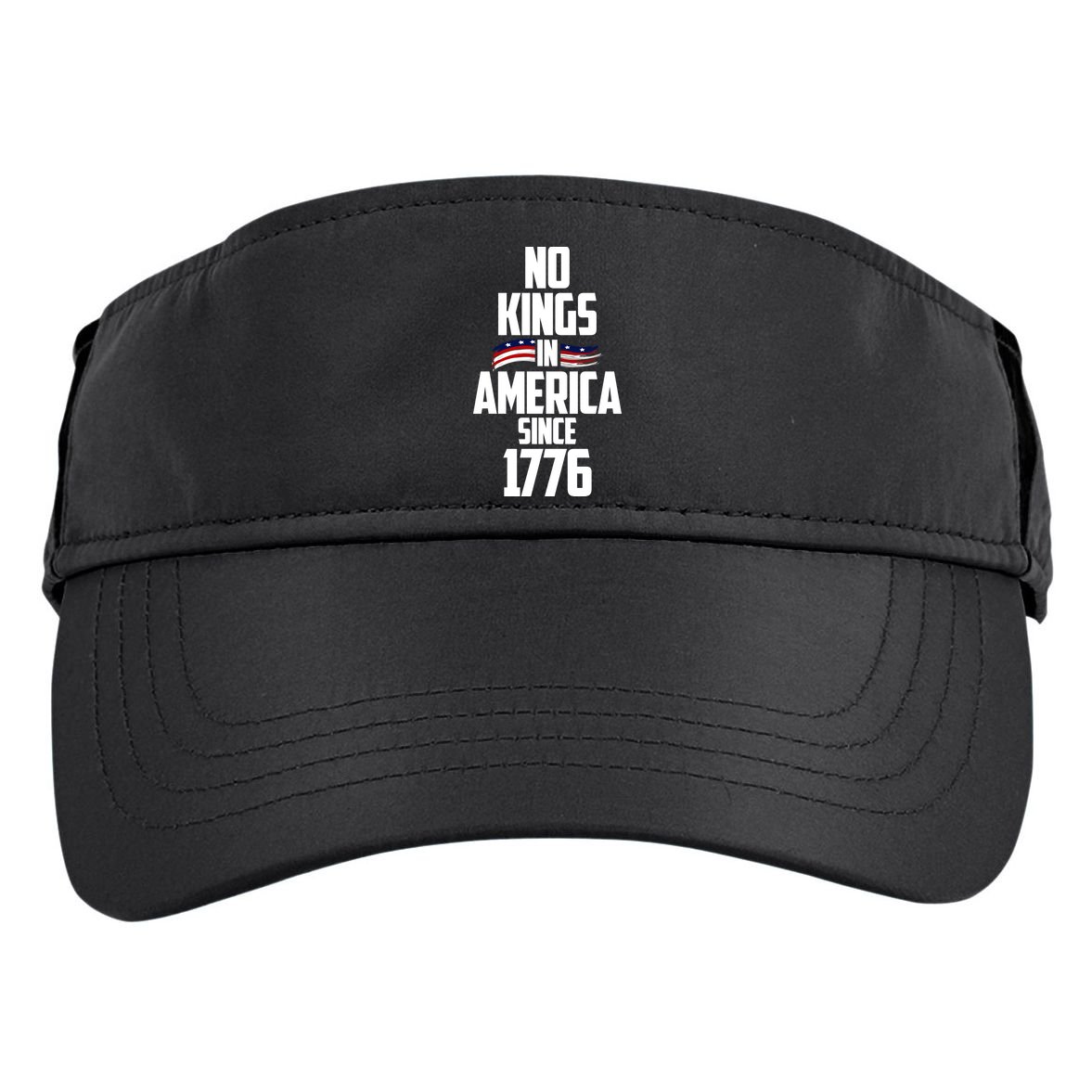 No Kings In America Since 1776 Adult Drive Performance Visor