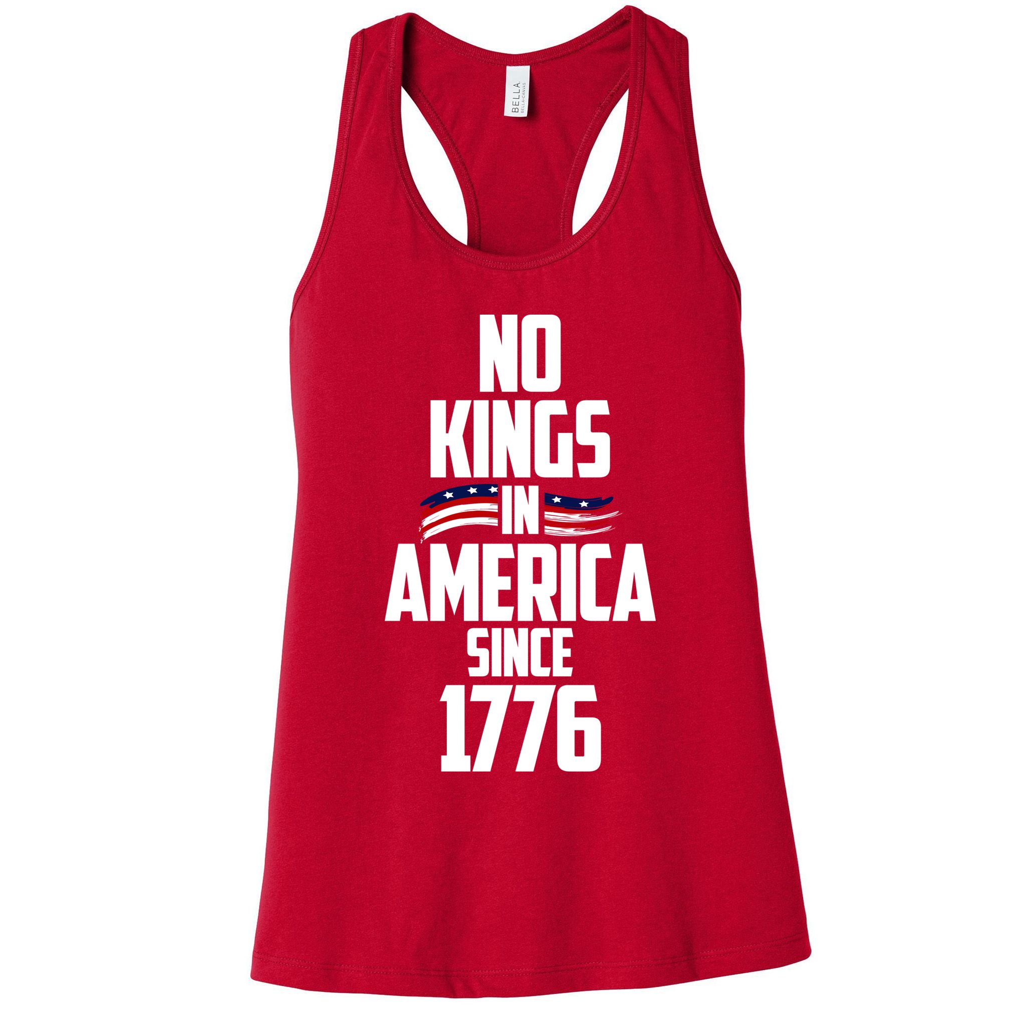 No Kings In America Since 1776 Womens Tank Top