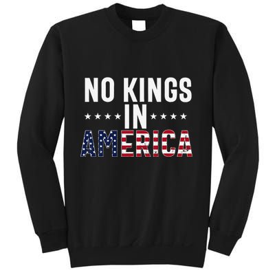 No Kings In America Flag Protest Save Democracy Sweatshirt