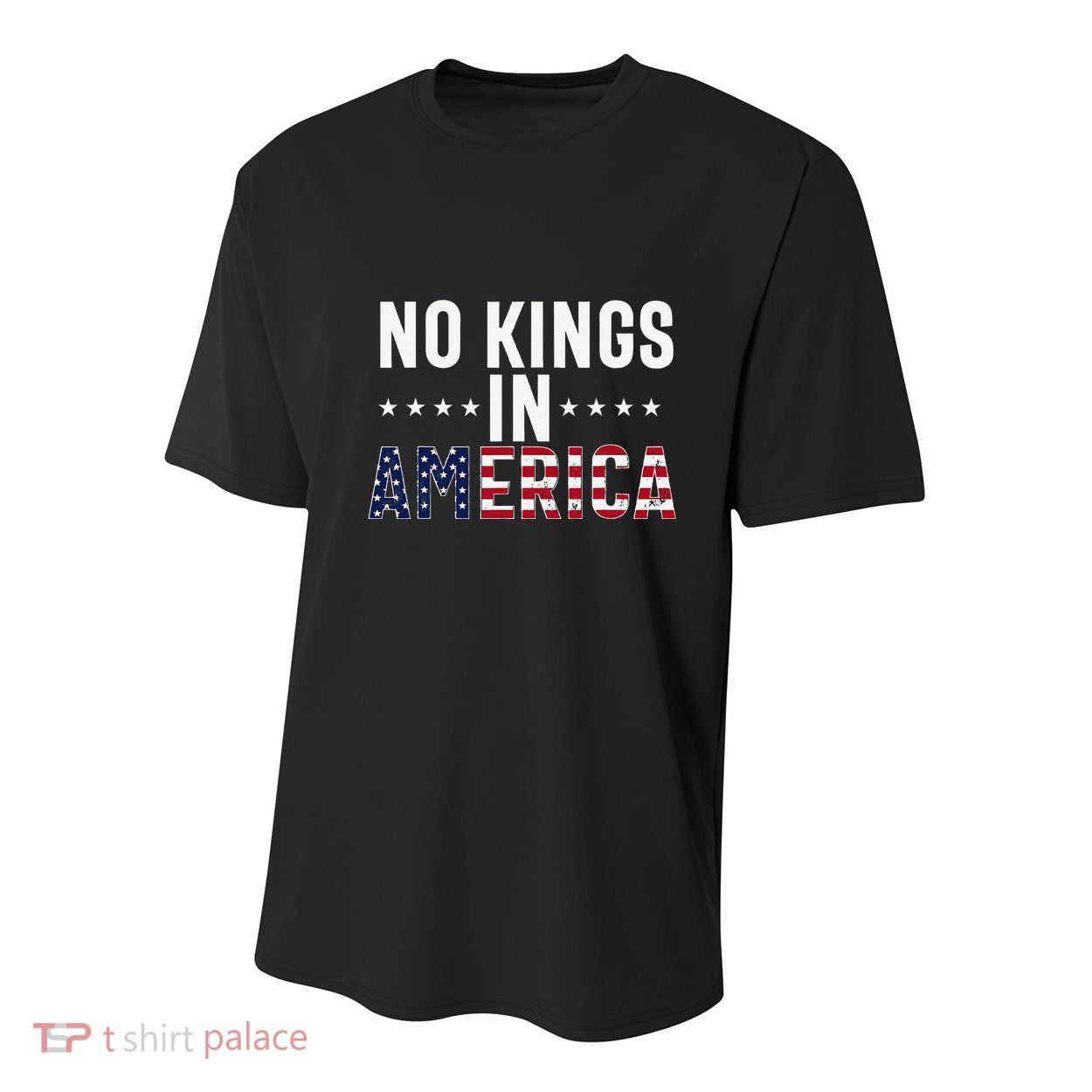 No Kings In America Flag Protest Save Democracy Youth Performance Sprint T-Shirt
