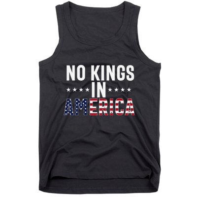 No Kings In America Flag Protest Save Democracy Tank Top