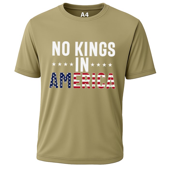 No Kings In America Flag Protest Save Democracy Cooling Performance Crew T-Shirt